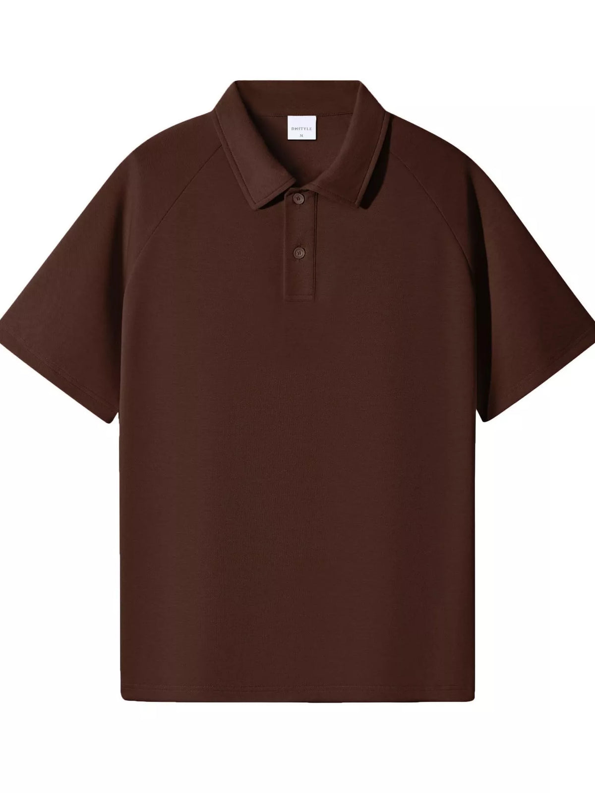 Dark Coffee short sleeve polo t-shirt