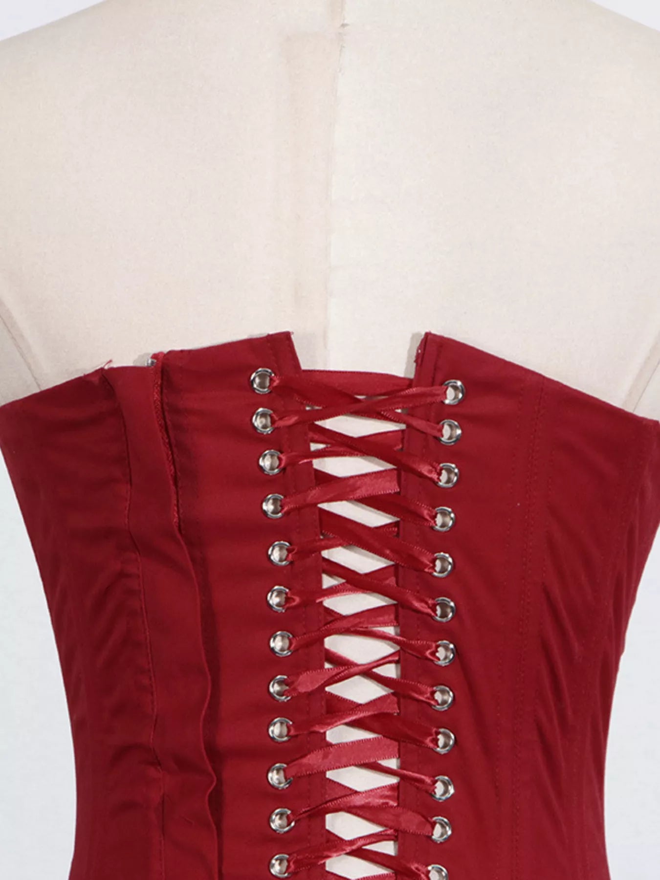 Trendsi Ruffled Hem Tube Mini Dress -