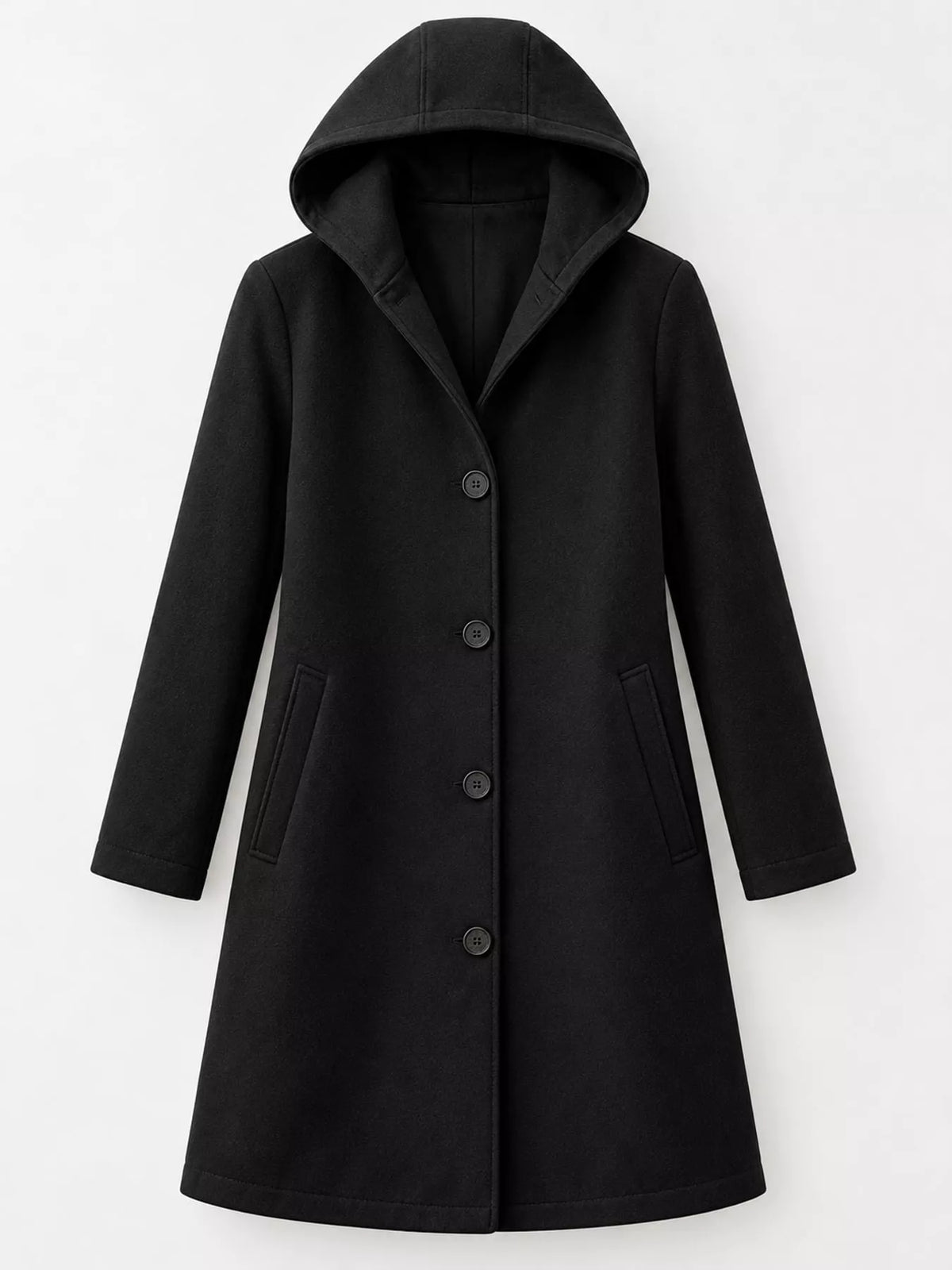 Long-sleeve overcoat, product view