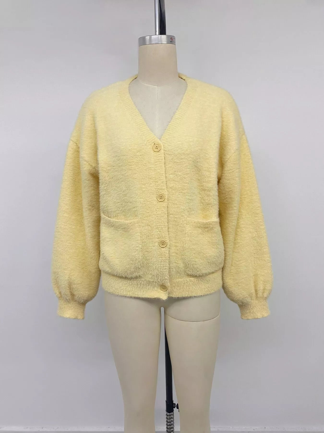 Trendsi Button Up V-Neck Cardigan -