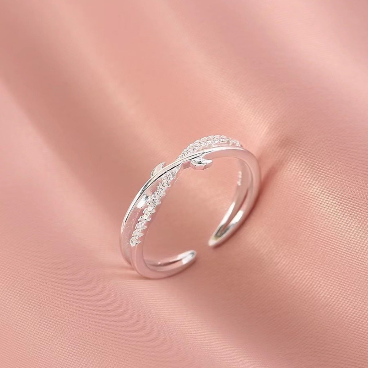Trendsi 925 Sterling Silver Open Ring -