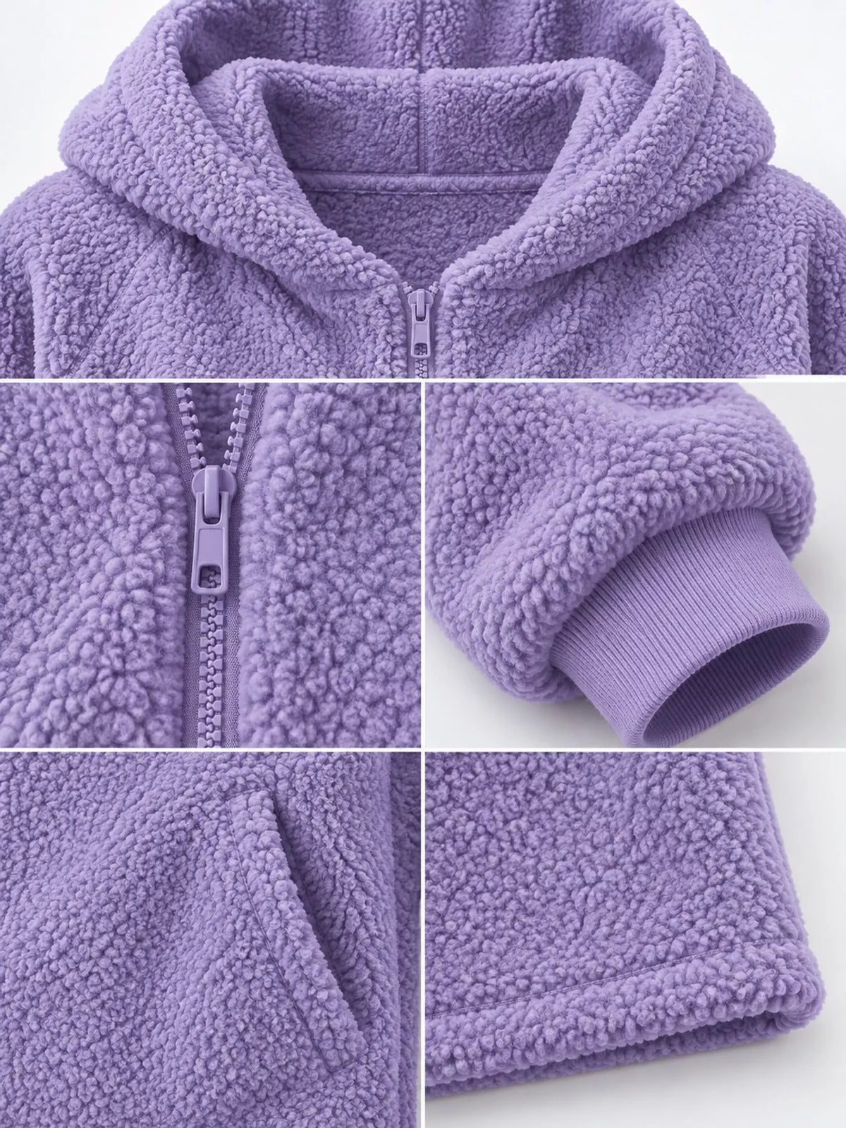 Long-sleeve coat, garment detail