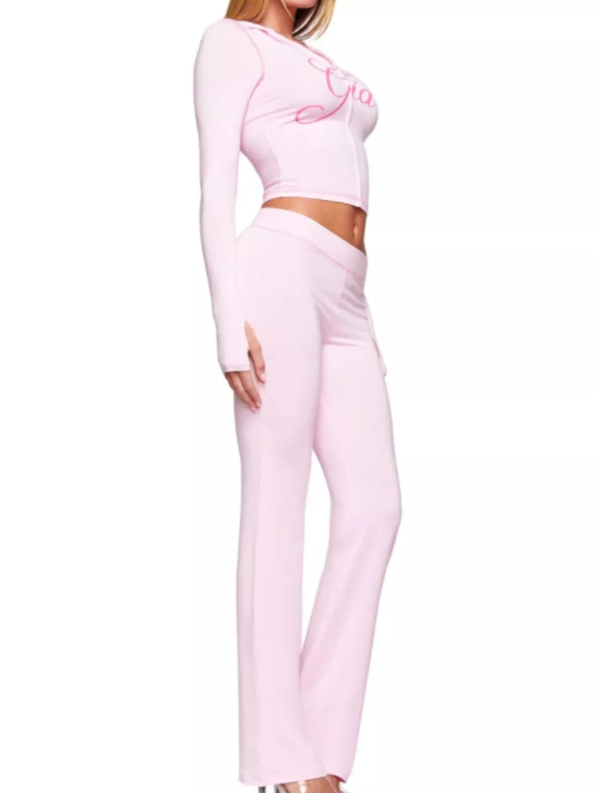 Graphic hoodie and pants set