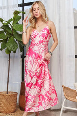 Trendsi ADORA Print Spaghetti Strap Maxi Dress - Dresses