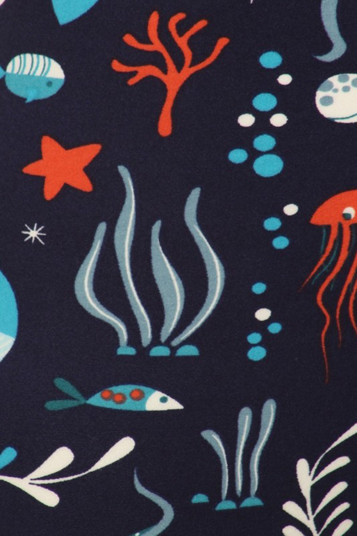 Love It Sea Life Biker Shorts - Legging Shorts p_bikershorts