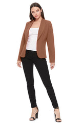 Lightweight Casual Open Front Blazer