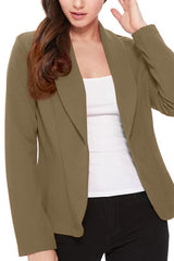 Lightweight Casual Open Front Blazer
