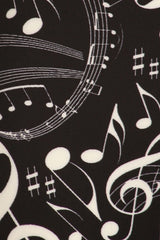 Musical Notes Biker Shorts