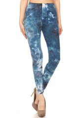 Blue Tie Dye Leggings