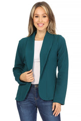 Lightweight Casual Open Front Blazer