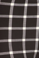 Black White Shepherd Check Leggings leggings- Niobe Clothing