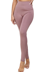 High Waist Seamless Fleece Lined Leggings