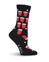 Beer Pong Crew Socks