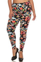 Niobe Clothing Lovable Animation Design Plus Size Leggings - leggings