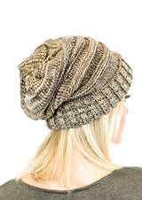 Unisex Solid Color Knit Oversized Slouchy Beanie