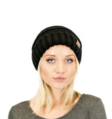 Unisex Solid Color Knit Oversized Slouchy Beanie Hats- Niobe Clothing