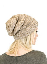 Unisex Solid Color Knit Oversized Slouchy Beanie