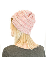 Two-Toned Unisex Soft Stretch Knit Slouchy Skull Beanie Hats- Niobe Clothing