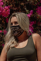 Unisex Reusable Cotton Cloth Army Camo Face Mask