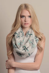 Niobe Clothing Tribal Aztec Design Infinity Loop Scarf - Scarves