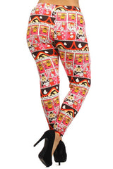 Niobe Clothing Cartoon Comic Design Plus Size Leggings - leggings
