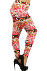 Niobe Clothing Cartoon Comic Design Plus Size Leggings - leggings