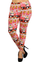 Niobe Clothing Cartoon Comic Design Plus Size Leggings - leggings