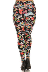 Niobe Clothing Lovable Animation Design Plus Size Leggings - leggings