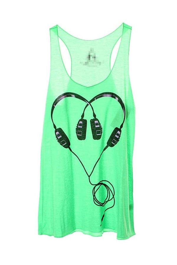 For the Love of Music Tank (Multiple Colors Available) Tops- Niobe Clothing