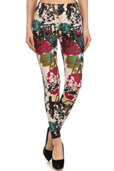 Niobe Clothing Picasso Design Leggings - leggings