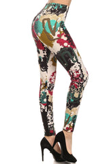 Niobe Clothing Picasso Design Leggings - leggings