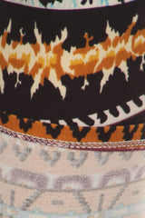 Multi Static Snowflake Design Leggings leggings- Niobe Clothing