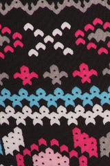 Niobe Clothing Pink Multi Hearts Design Plus Size Leggings - leggings