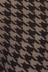 Black Grey Geo Houndstooth Leggings leggings- Niobe Clothing