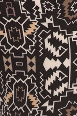Niobe Clothing Black Symmetry Design Plus Size Leggings - leggings