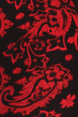 Niobe Clothing Red Baroque Me Design Plus Size Leggings - leggings