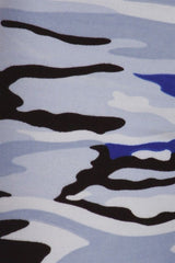 Niobe Clothing Blue Camo Design Leggings - leggings
