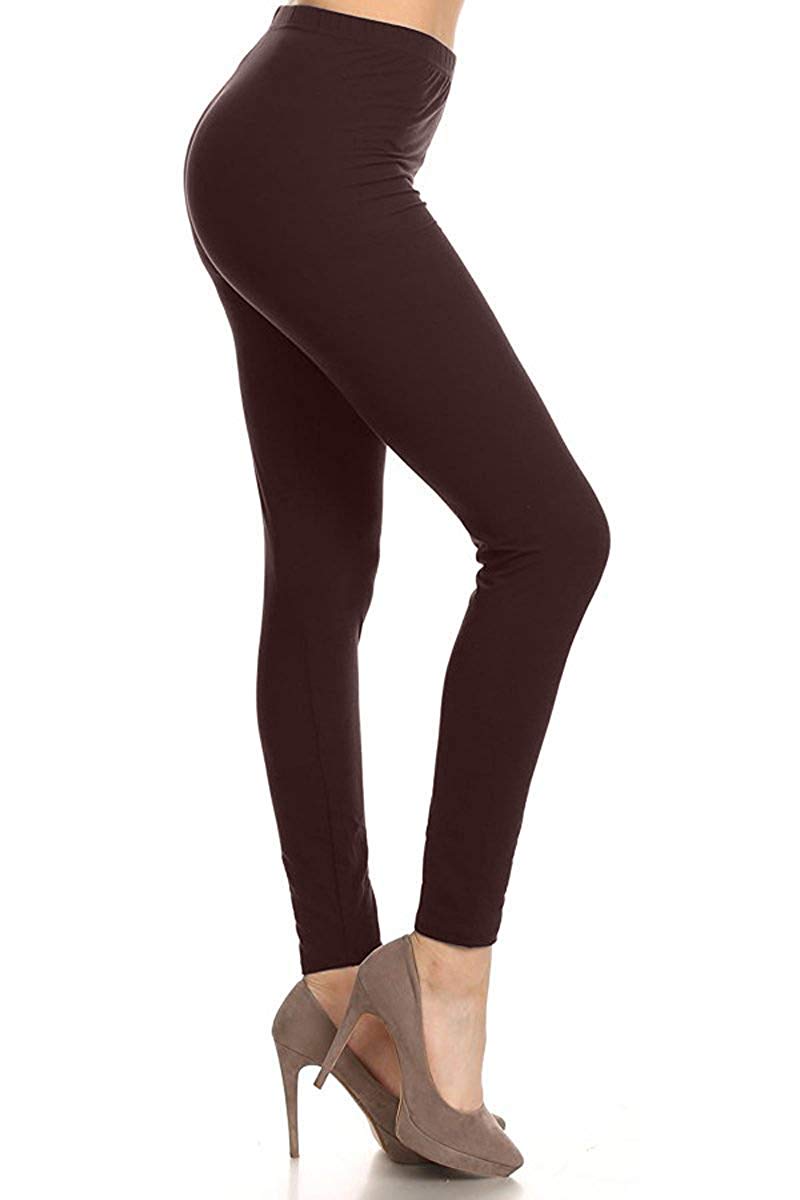 Leggings Depot Solid High Waist Soft Lined Leggings - Leggings sb_bottoms