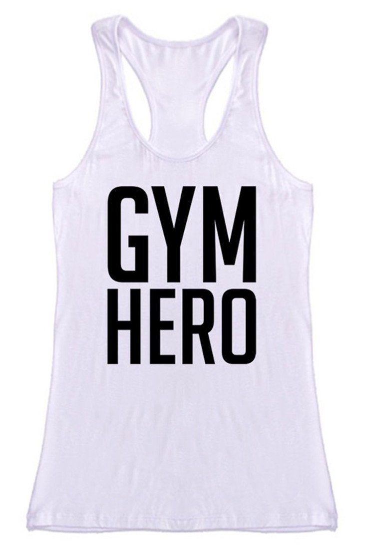 Niobe Clothing Gym Hero Racerback Tank Top - Tank Tops g_tanktops