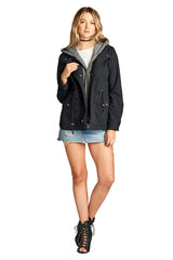 Niobe Clothing Terry Hood Layered Utility Jacket - sb_outerwear