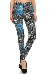 Sea Lily Design Leggings leggings- Niobe Clothing