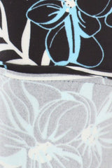 Deep Plumeria Design Plus Size Leggings leggings- Niobe Clothing