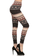 Winter Isle Design Leggings leggings- Niobe Clothing