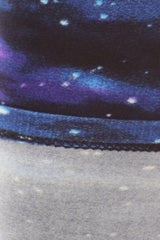 Milky Way Galaxy Graphic Print Lined Plus Size Leggings leggings- Niobe Clothing
