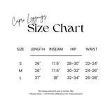 High Waist Active Workout Capri Leggings