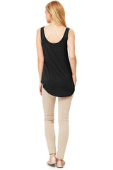 Emma's Closet High Low Asymmetric Side Hem Scoop Neck Tank Top - Tops