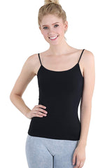 Nikibiki Nylon Short Spaghetti Strap Tank Top Camisole - Tops