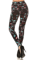 Dark Luminescence Design Leggings leggings- Niobe Clothing