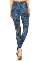 Blue Multi Tie Dye Leggings