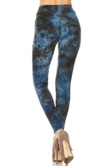 Blue Multi Tie Dye Leggings
